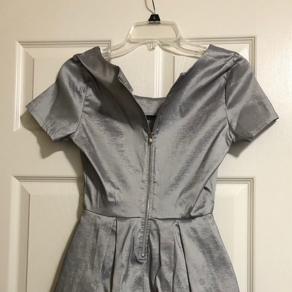 Charlotte Russe Silver Metallic Dress - Picture 6 of 8